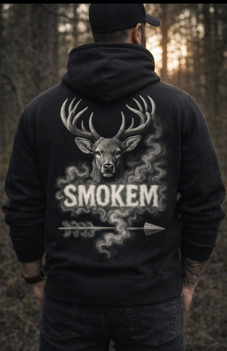 Smokem™ Arrow Hoodie – Smoke Shot Whitetail