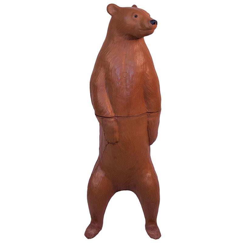 REAL WILD 3D STANDING BROWN BEAR WITH EZ PULL FOAM