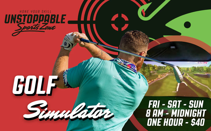 3D Golf Simulator | 24 hours/ Monday-Thursday/ $25 per hour